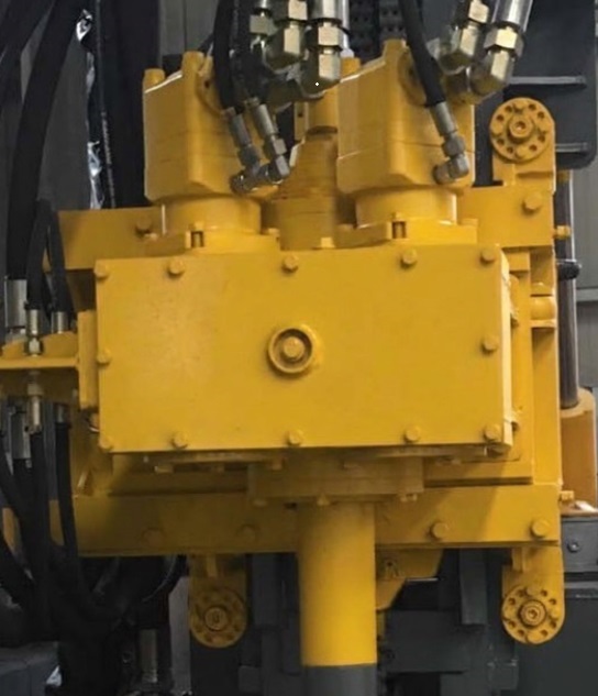 Drilling rig machine on crane